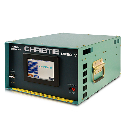 The NEW CHRISTIE® RF80-M® Aircraft Battery Charger/Analyzer is the latest evolution of the popular RF80 series which has been the worldwide industry standard for decades. The RF80-M is the first product of its kind to feature an advanced microcontroller with touch-screen display. The optional ABMS-10X PC Interface provides PC control, data-logging, diagnostics and expanded battery processing capabilities.